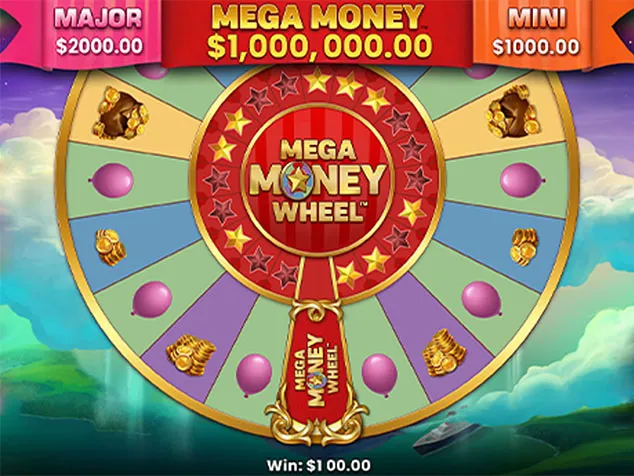 Mega Money Wheel at Zodiac Casino